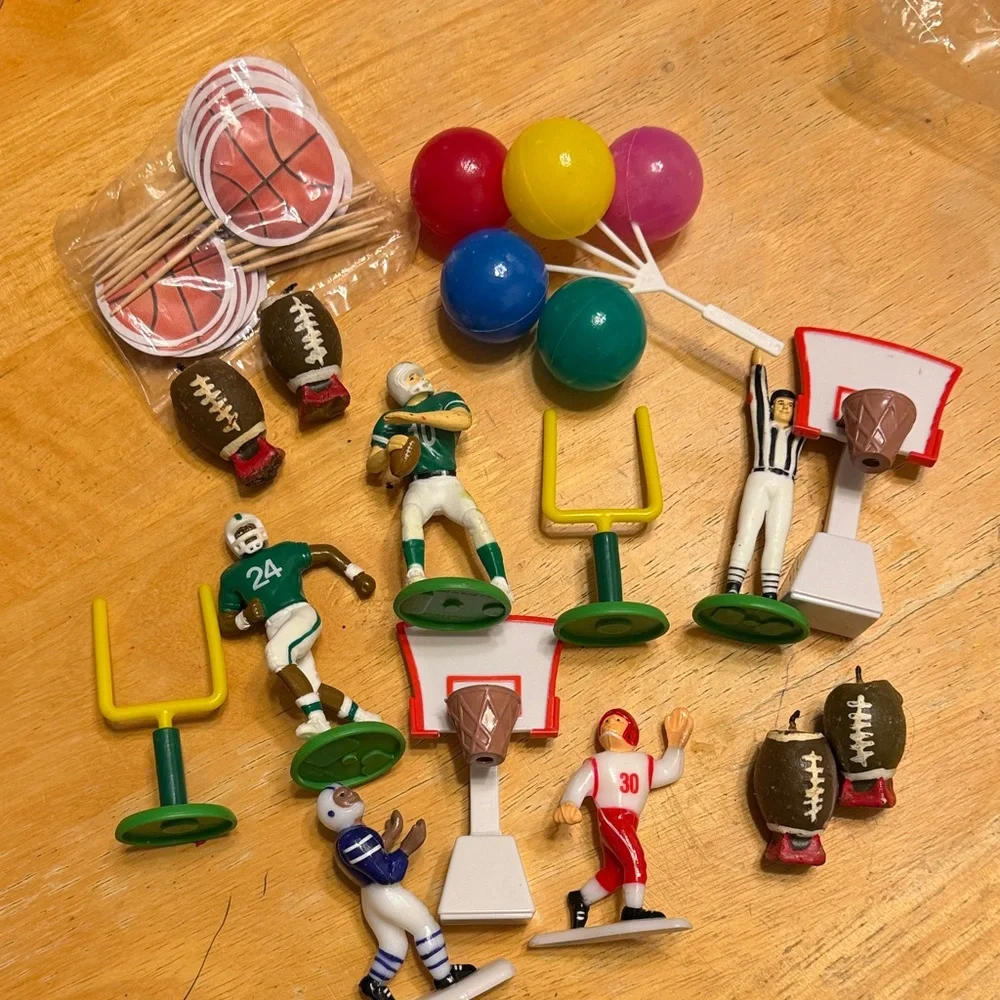 Sports Themed Cake Toppers